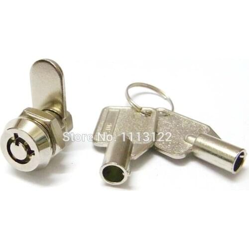Small Tubular Cam Locks for Computer Case MS905 Mini Key Cam Lock Small Tubular key Cam Locks for Enclosure 1/2 Key pull 5 Pc