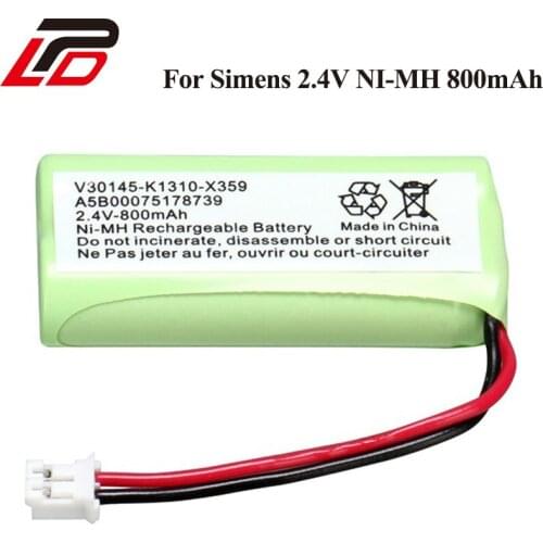 For Cordless Phone Rechargeable Battery 2.4V 800mAh For SIEMENS A120 A160 A165 A240 C28 C42 C46 C360