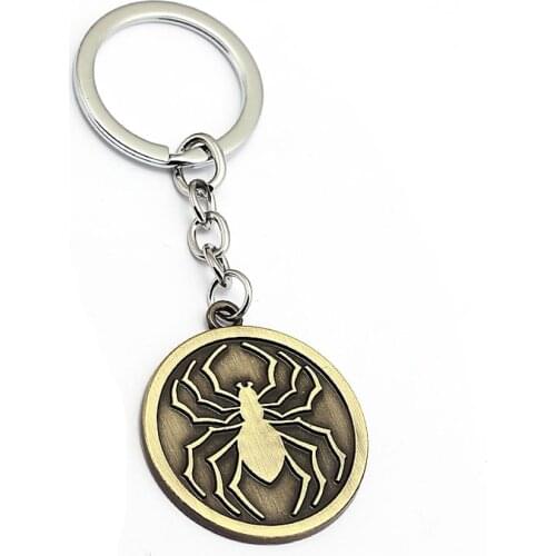 Anime Hunter x Hunter Keychain Troupe Logo Key Ring Metal Pendant llavevos Chaveiro Jewelry Men Gift