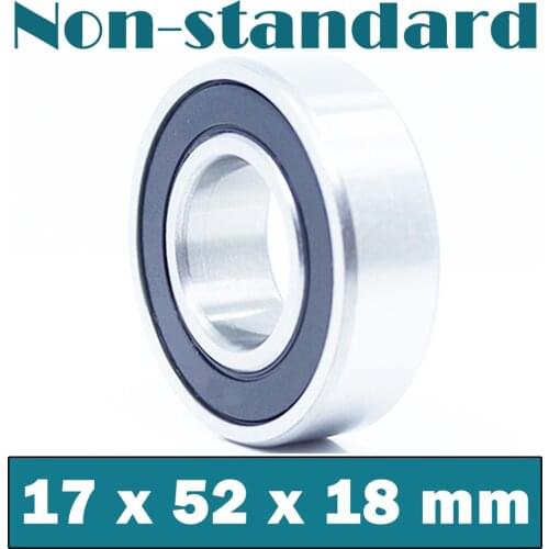 B17-116D Non-standard Ball Bearings 17*52*18 mm ABEC-1 ( 2 Pcs ) Bearing