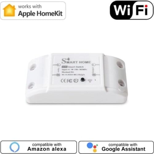 Smart Home WiFi Wireless Switch Remote Control Automation Relay Module Work With Siri HomeKit Google For Apple Android Smartphon