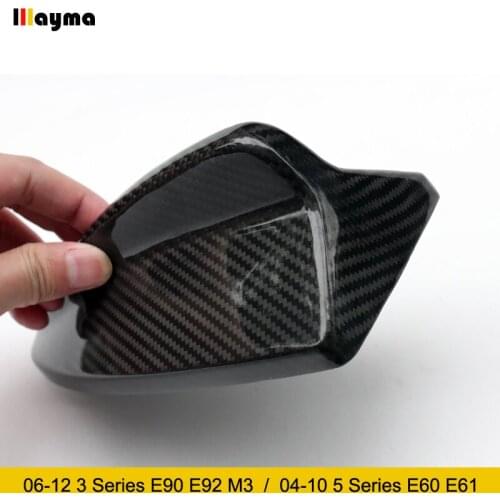 Carbon Fiber Shark Fin Antenna Cover For BMW 3 series 320i E90 LCI E92 M3 5 series 535i E60 M5 E61 car Styling CF Accessories
