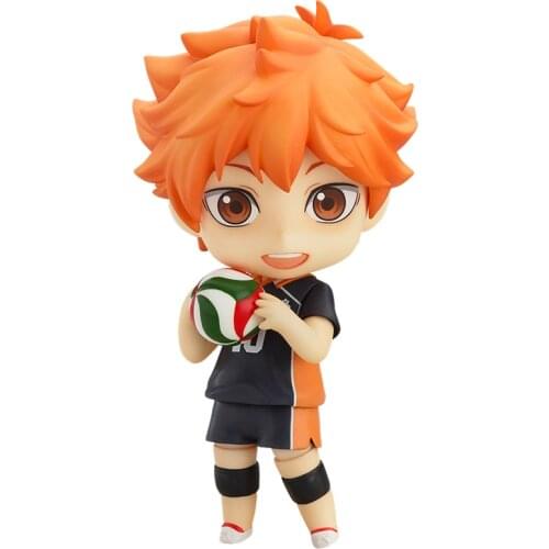 Haikyuu!! Hinata Shoyo Q Version 10Cm Japanese anime figures Pvc Model Toys Anime toys gift Cartoon Figures model