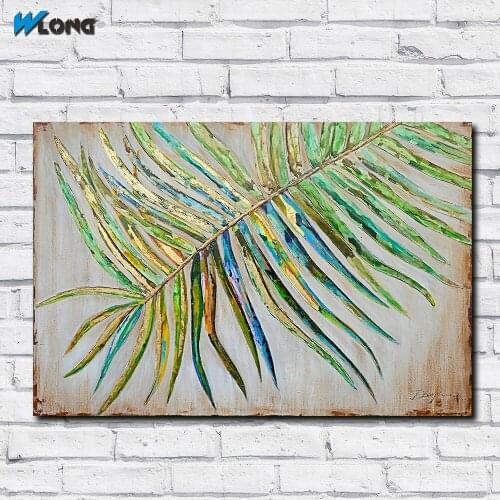 Large Size Printing Oil Painting Plant Colors Wall Art Canvas Print Pictures for Living Room and Bedroom No Frame