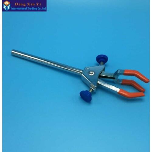 Double regulation Laboratory clip Three Prong Extension Single Adjustment Flask Test Tube Laboratory Clamp
