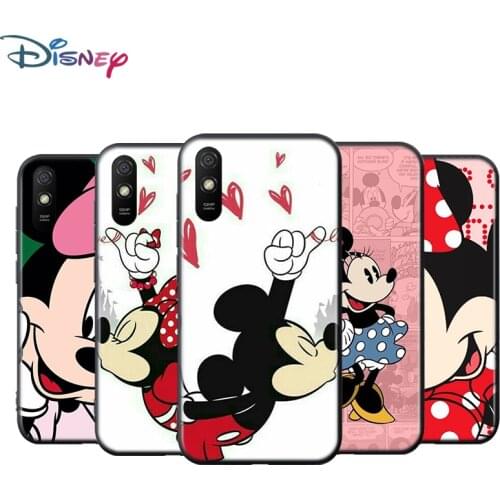 Mickey Mouse Animation For Xiaomi Redmi 9T 9I 9AT 9A 9C 9 8A 8 7A 7 6A 6 5A 5 4X PRO Prime Plus Black Soft Phone Case