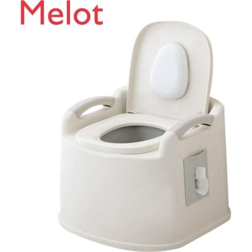The Elderly Pedestal Pan Shit Chair Toilet Stool Stool Household Simple And Easy Aged A Disability Patient Pregnant Woman Move