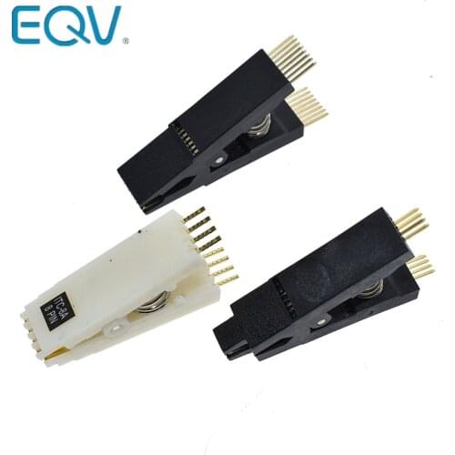 EQV Programmer Testing Clip SOP8 SOP16 SOP SOIC 8 16 SOIC8 SOIC16 DIP8 DIP 8 Pin IC Test Clamp