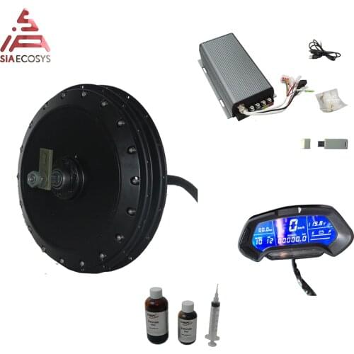 QS Motor 273 40H V3 4kW 8KW Electric high power bicycle spoke motor with SVMC72200 controller kit