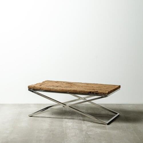 NATURAL center table handle wood 120X62X45 CM