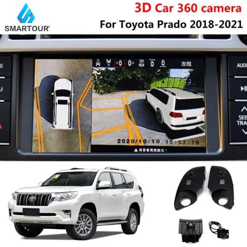 360 Degree Bird View Panorama System Surround View System Special For TOYOTA PRADO 2014-2021 Car DVR Recording