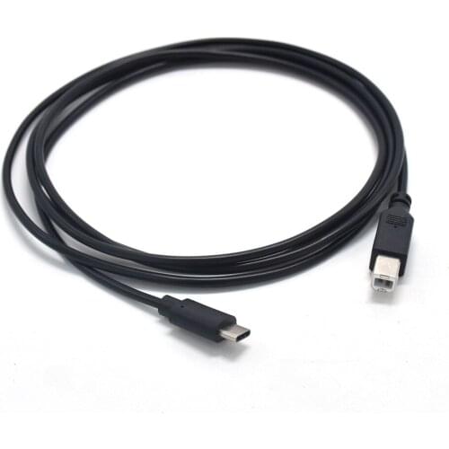 USB-C USB 3.1 Type C Male Connector to USB 2.0 B Type Male Data Cable for Cell Phone&Printer&Hard Disk