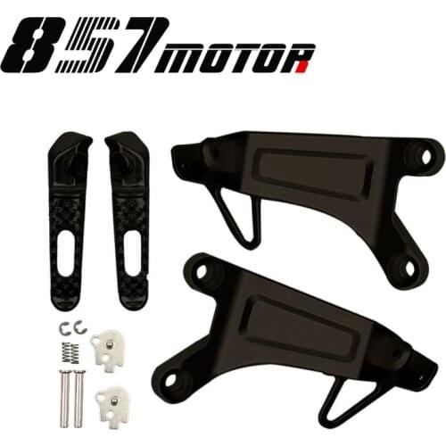 Motorcycle Rear footpegs Foot pegs Footrest Pedals Bracket For HONDA CBR600RR CBR 600RR 600 RR F5 2003 2004 2003-2004 03 04