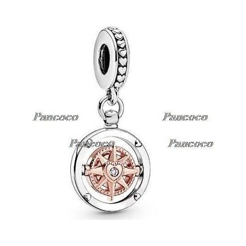 925 Sterling Silver Charm Purple Enamel Castle Wish You Were Here Beads Fit Women Pandora Bracelet & Necklace DIY Jewelry