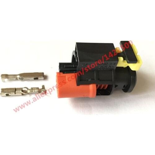 10 Sets 2 Pin Female Tyco AMP Waterproof Sensor Plugs Automotive Connector 284556-1