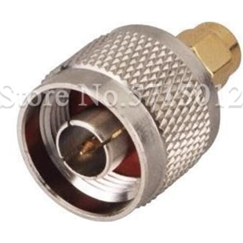 2PCS N Male Head Turn to SMA Male Head RF Coaxial Connector Adapter N/SMA-JJ High Frequency Transfer SMA Adapter