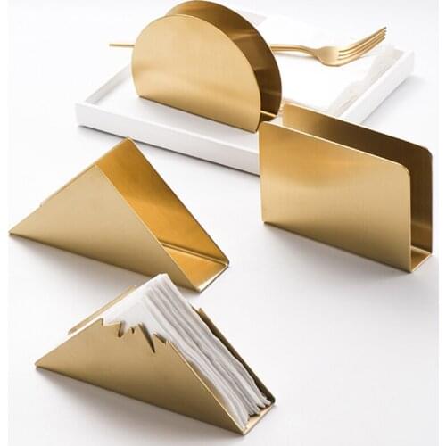 Stainless Steel Napkin Holder Paper Serviette Dispenser Vertical Decorative Tissue Rack Box For Home Table Kitchen Counter New