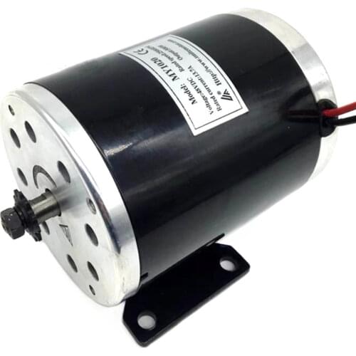 MY1020 1000W 36V 48V motor ,brush motor electric tricycle , DC brushed motor with Bottom plate, Electric Scooter motor