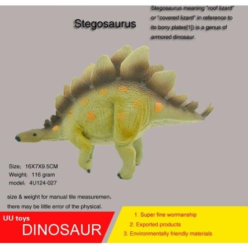 Hot toys figure Stegosaurus high Simulation model Jurassic dinosaur toys action figure Gift toys for children