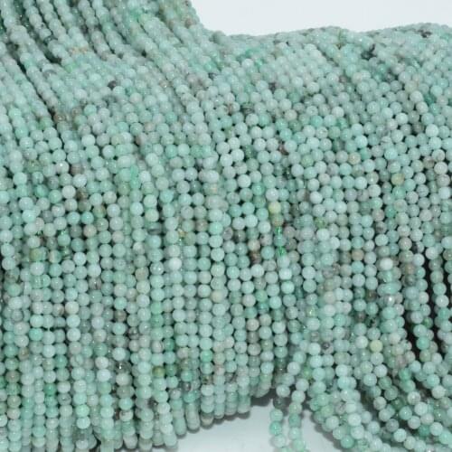 Natural Simple Qualtiy Emerald Small Round Beads 2mm