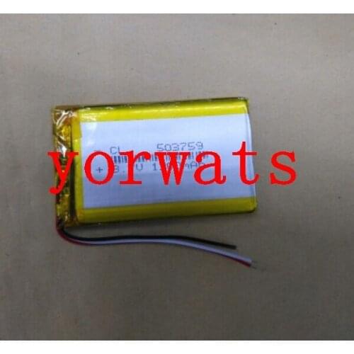 New Hot A Rechargeable Li-ion Cell 3.7V polymer lithium battery 5037593 line original road N3 e road navigation HD-X9 X10MP3 GP