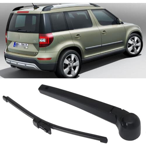 2pcs/1set 11" Car Rear Wiper Blade Blades Back Window Wipers Arm For Skoda Yeti Hatchback (2009 Onwards) Windscreen Wiper