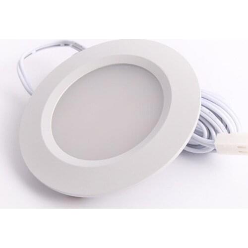 12V Low Voltage Ultra-Thin Concealed Mini LED Downlight LED Display Cabinet Light Kitchen Cabinet Light With 2M Terminal Wire
