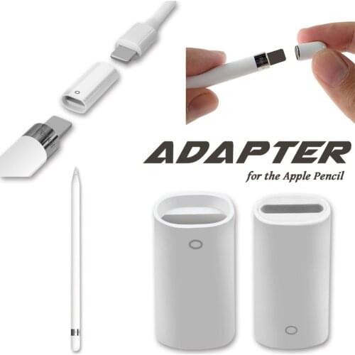 5v USB Charger 8-Pin Cable Charging Adapter Converter Metal Docking Station For Apple Ipad Pro Pencil