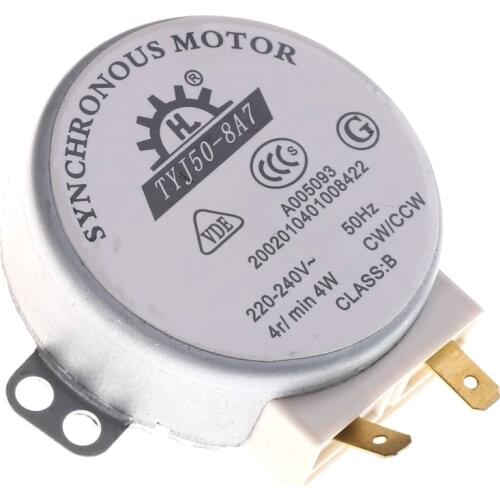 Microwave Turntable Turn Table Synchronous Motor TYJ50-8A7 D Hot Selling AC 220V-240V 50Hz CW/CCW