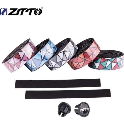 ZTTO Road Bike Bar Tape Handlebar EVA PU Tape High Quality Durable Shock-Proof Road Bike High Toughness Bartape With Bar Plug