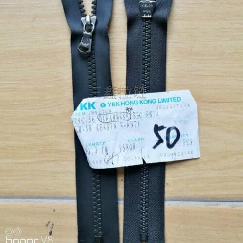 20 PCS/LOT YKK Waterproof Zipper black or dark blue CLOSE end for pocket bag collar Sewing Accessories ART DIY wholesale