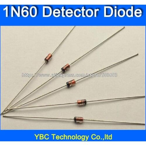 200pcs/lot DIP 1N60 Germanium Detector Diode