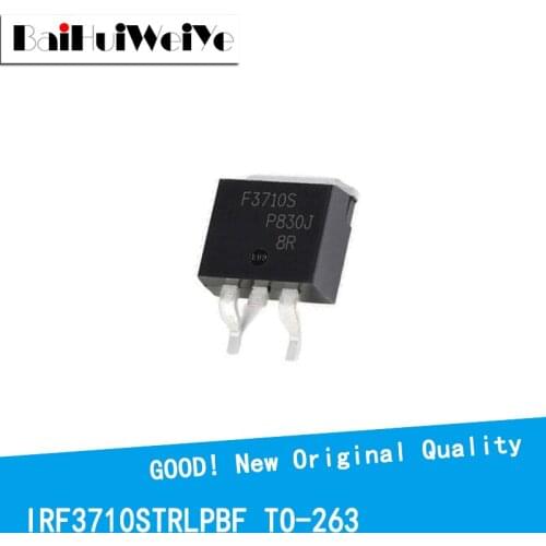 5PCS/LOT IRF3710S IRF3710 IRF3710STRLPBF 100V/57A TO-263 New and Original IC Chipset MOSFET MOSFT TO263