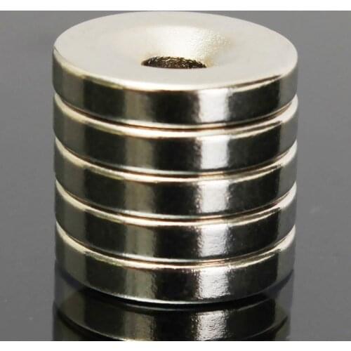 5Pcs 15x3mm Multipurpose N50 Super Strong Round Disc Hole Blocks Rare Earth Neodymium Permanent Magnets Application Wide 15*3mm