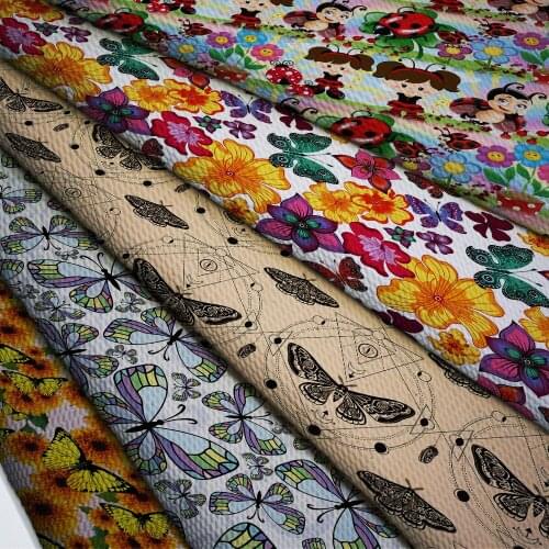 50*140cm Bullet Textured Liverpool Fabric Flower Printed DIY Tissue Kids Home Textile for Sewing Quilt Decoration Home