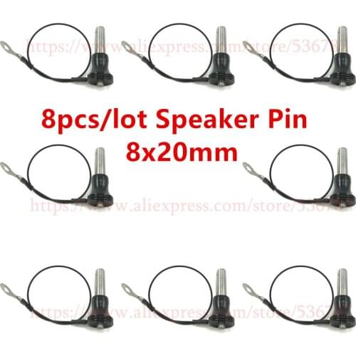 8pcs/lot Line Array Accessories Y0820 Speaker Pin 8x20mm Professional Audio For Subwoofer DJ Mixer Console Stage Monitor Woofer