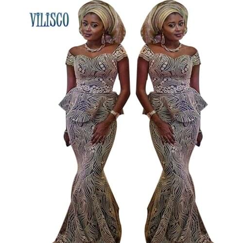 African Bazin Riche Dresses with Headtie for Women Lace Embroidered 2 Pieces Skirt Sets African Clothing Top and Skirt Sets XG95