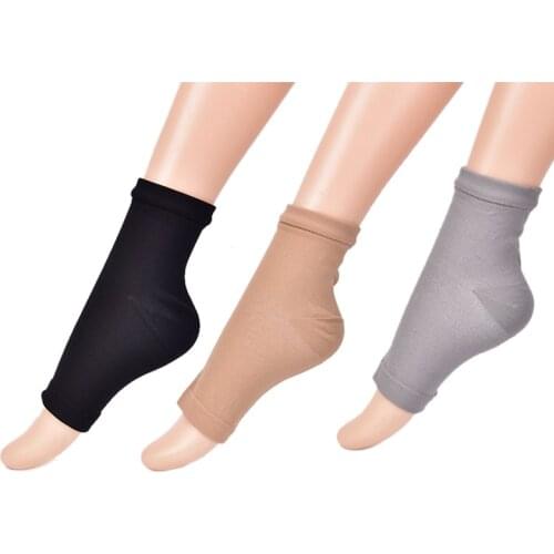 Ankle Support Elastic Bandage Compression Knitting Sports Protector Basketball Soccer Ankle Support Brace Guard Protective Gear