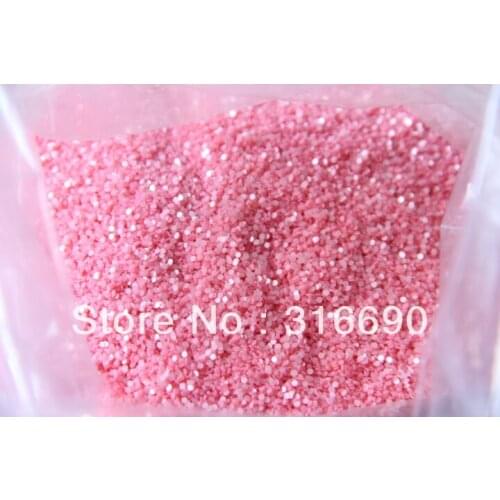 Free Shipping pink round Nail Glitter Powder/Glitter Dust/shining glitter powder for Nail Art/DIY decoration 50g/bag