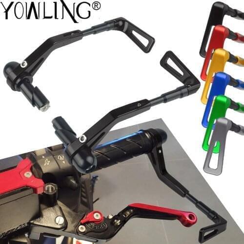 CNC Aluminum Motorcycle Brake Clutch Lever Guard Hand Guards Protection Universal For YAMAHA For Kawasaki For Honda For Ducati