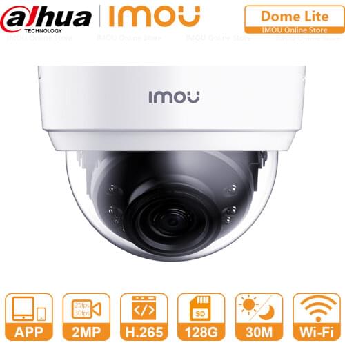 Dahua Dome Security Ip Camera Imou Dome Lite Wifi and Ethernet Connection 1080P Night Vision ONVIF RTSP CCTV Surveillance Camera