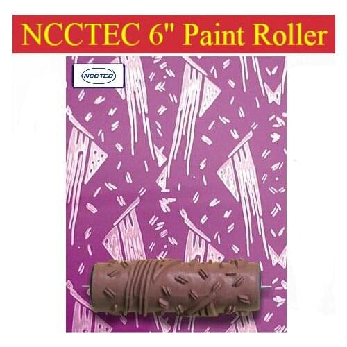 6'' soft rubber decorator roller FREE shipping | 150mm wall paint roller tools