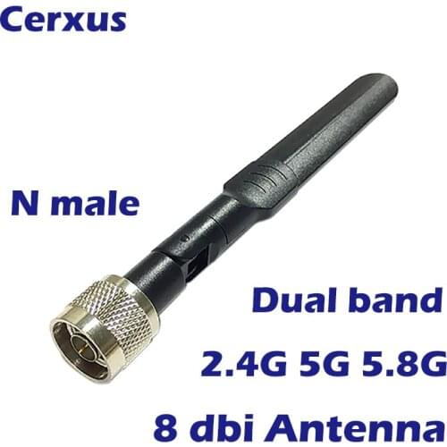 Dual band WiFi Antenna 8dbi high gain 2.4G 5G 5.8G Omni Directional for FPV UAV Drone booster extersion network repeater router