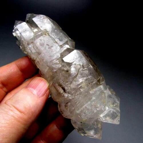 159g Elestial Skeletal Scepter Quartz DT - crystals and stones healing Mineral specimen Home Decor feng shui decoration G11194