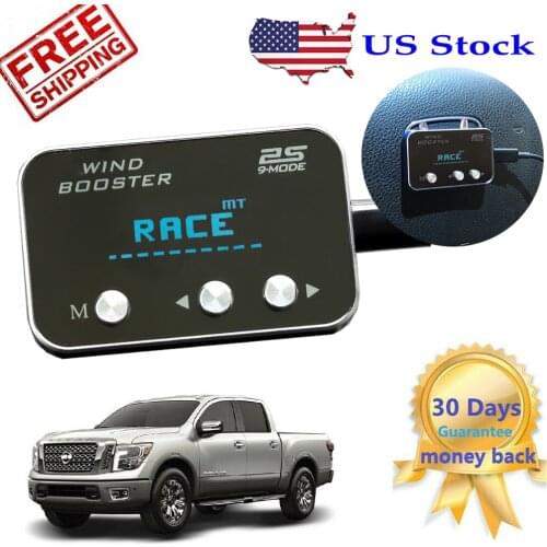 Wind Booster Throttle Controller Pedal Gas Commander for Nissan Titan XD 2016 2017 2018 2019