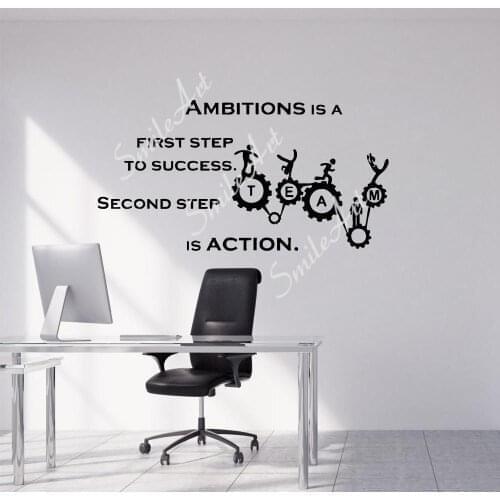 Beauty Text TeamWork Wall Sticker Wall Decal Sticker Home Decor For Kids Rooms Decoration Decoration Accessories Murals