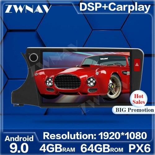 MAX-PAD HD screen Android 9.0 Car Multimedia Player streaming media unit For Honda City 2015-2020 car radio stereo HIFI free cam