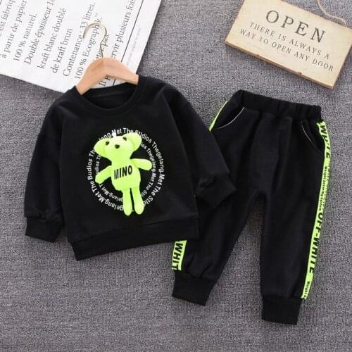 Fall Outfits for Kids Boutique Clothing Wholesale Boys Clothes 3 Years Tracksuits Girls Fashion Long Sleeved Tops and Pants Suit