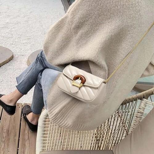 Top Luxury Ladies Messenger Bag Fashion Design Shoulder Bag High Quality Caviar Leather Chain Handbag Rhombus Classic Flap Bag