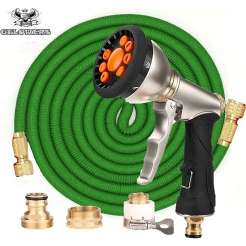 Big promotion post garden hose telescopic garden hose magic hose garden spray gun high pressure car wash tool
